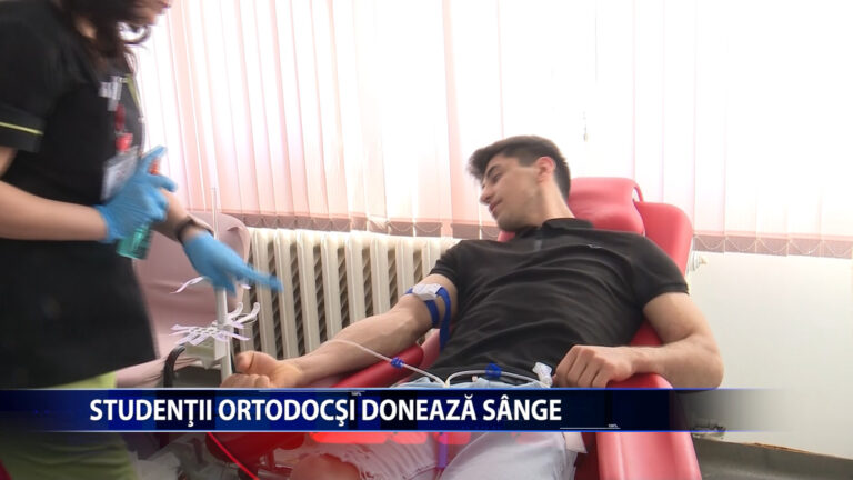 Studentii ortodocsi doneaza sange!