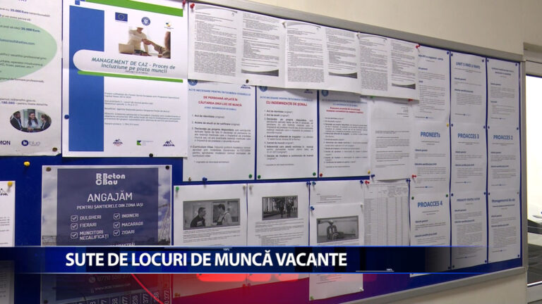 SUTE DE LOCURI DE MUNCA VACANTE