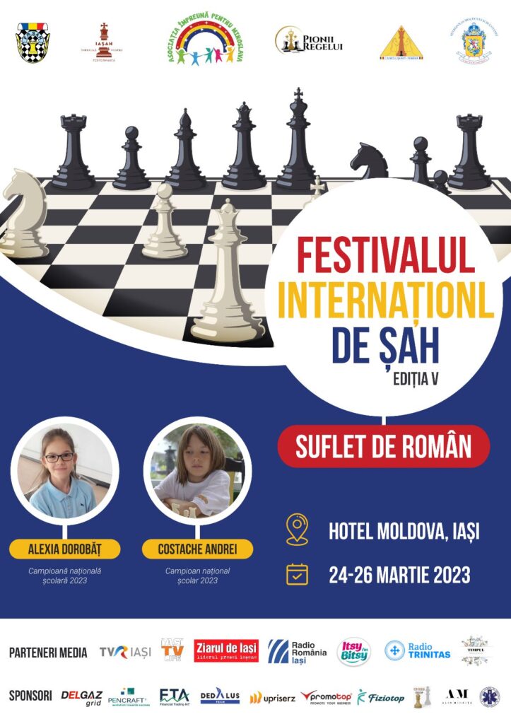 Marele Maestru Florin Gheorghiu este invitatul de onoare al Turneului „Suflet de român” de la Iași, 24 – 26 martie