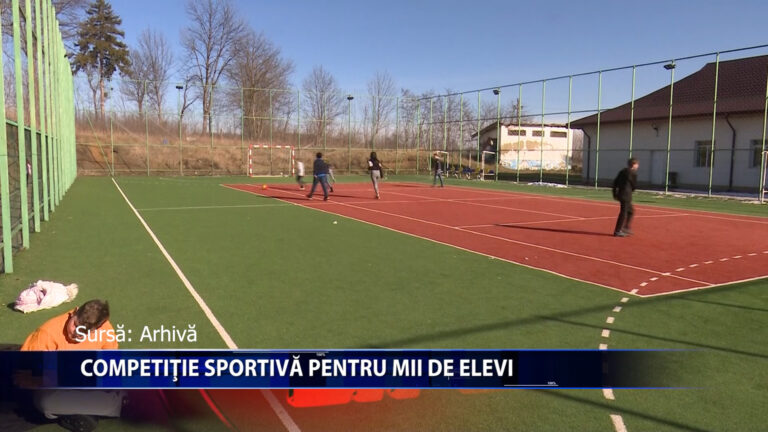 COMPETITIE SPORTIVA PENTRU MII DE ELEVI