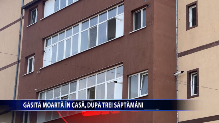 GASITA MOARTA IN CASA, DUPA TREI SAPTAMANI