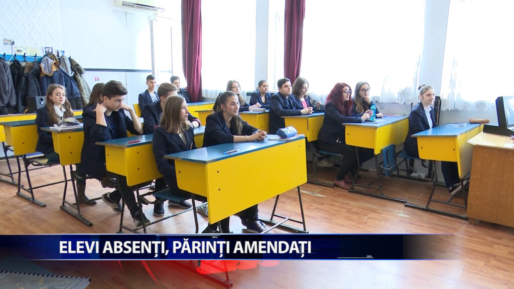 ELEVI ABSENTI, PARINTI AMENDATI