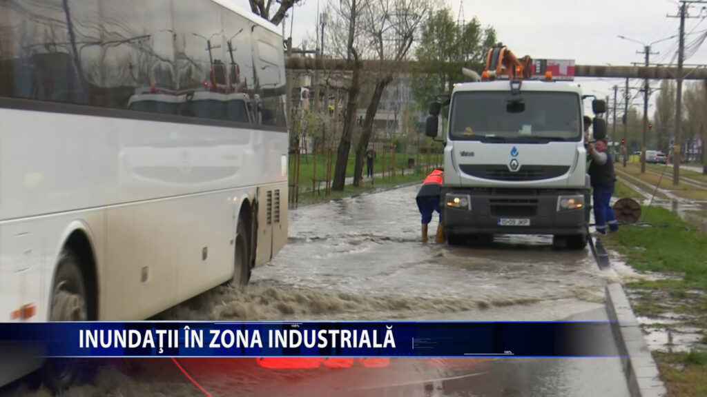INUNDATIE IN ZONA INDUSTRIALA