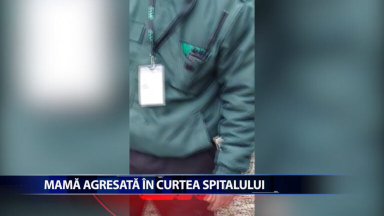 MAMA AGRESATA IN CURTEA SPITALULUI
