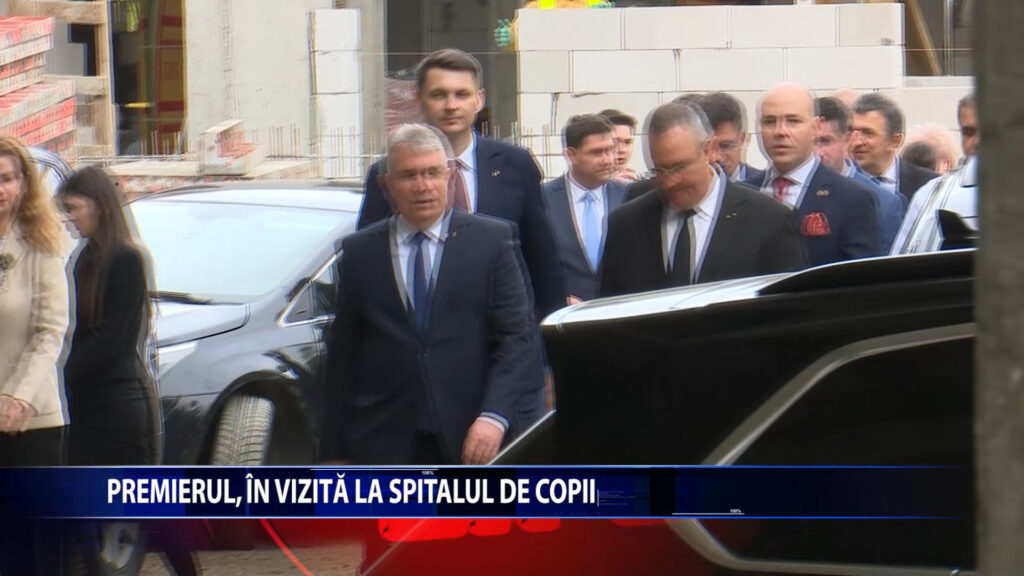 PREMIERUL, IN VIZITA LA SPITALUL DE COPII