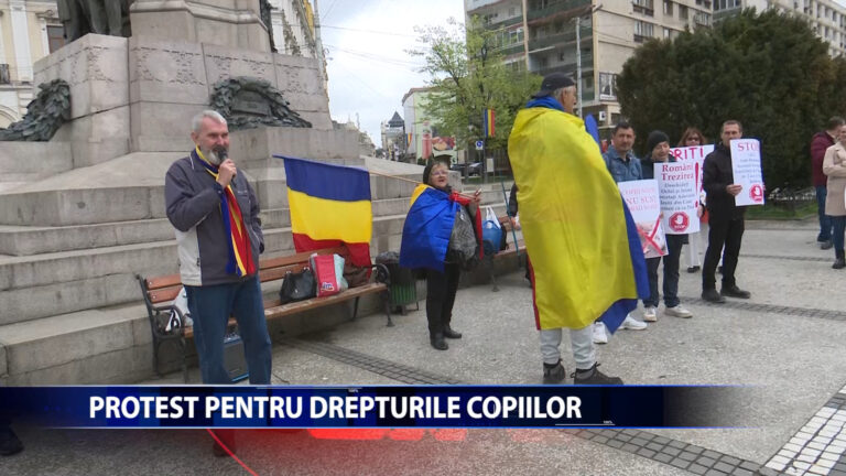 PROTEST pentru drepturile copiilor
