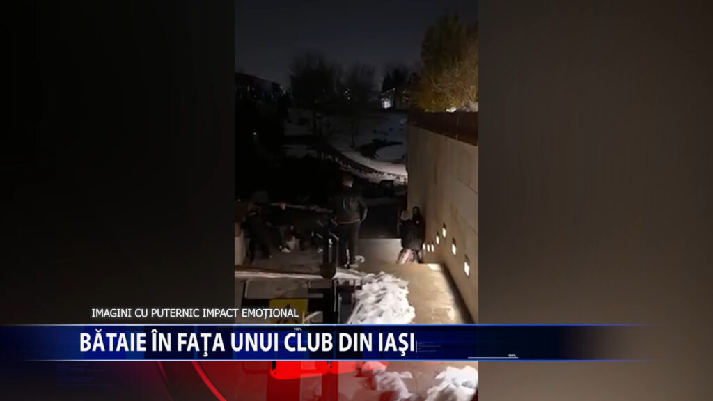 BATAIE IN FATA UNUI CLUB DIN IASI