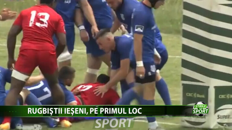 RUGBISTII IESENI, PE PRIMUL LOC