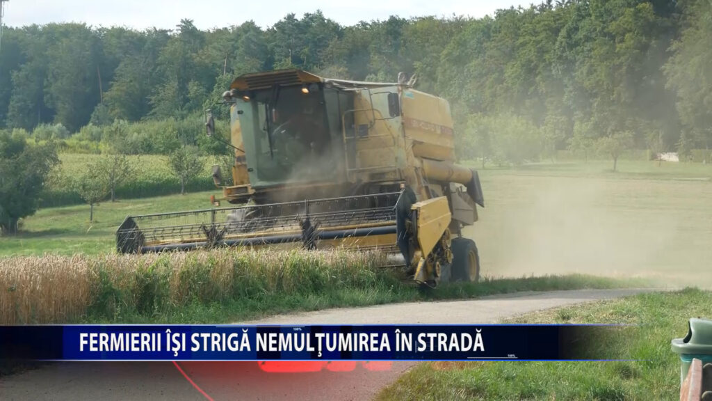 Fermierii isi striga nemultumirile in strada