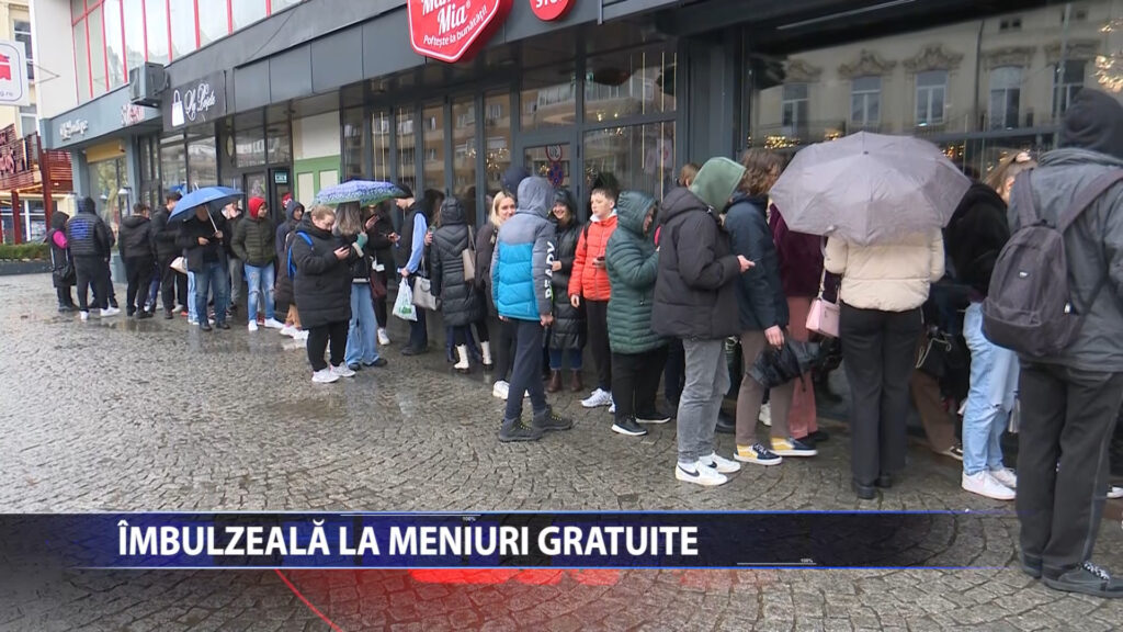 Imbulzeala la meniuri gratuite