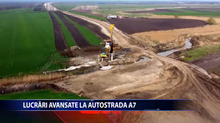 Lucrari avansate la Autostrada A7