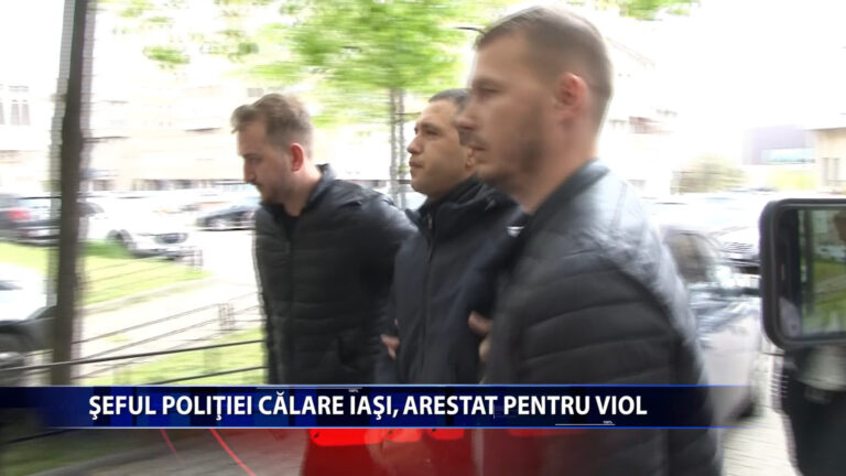 Seful Politiei Calare Iasi, arestat pentru viol