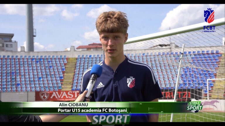 ALIN CIOBANU, UN PORTAR DE VIITOR