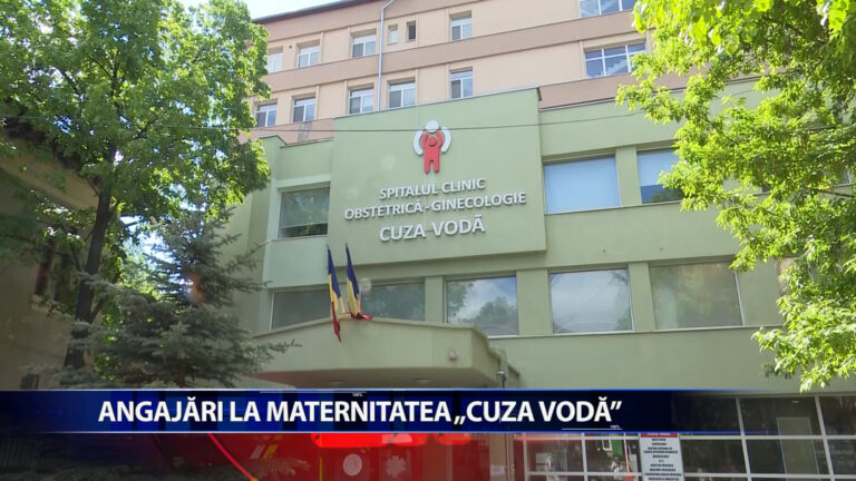 ANGAJARI LA MATERNITATEA CUZA VODA
