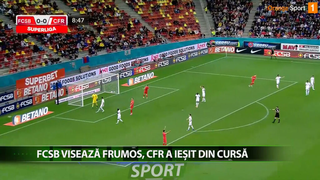FCSB VISEAZA FRUMOS, CFR A IESIT DIN CURSA