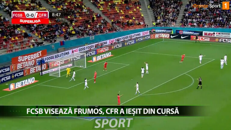 FCSB VISEAZA FRUMOS, CFR A IESIT DIN CURSA