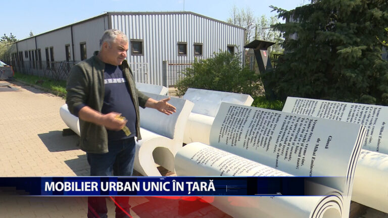 Mobilier urban unic in tara
