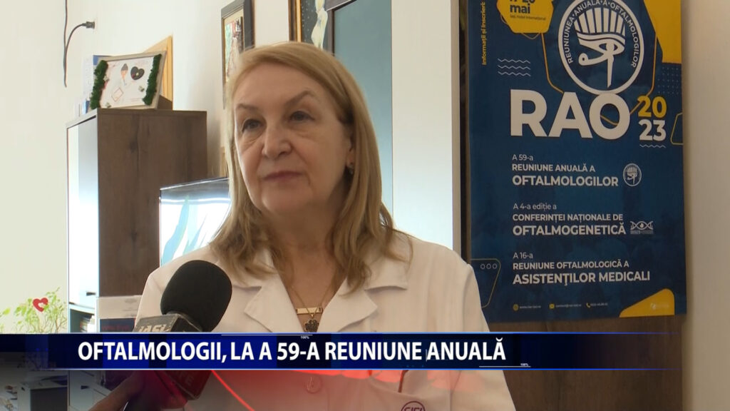 OFTALMOLOGII, LA A 59-A REUNIUNE ANUALA