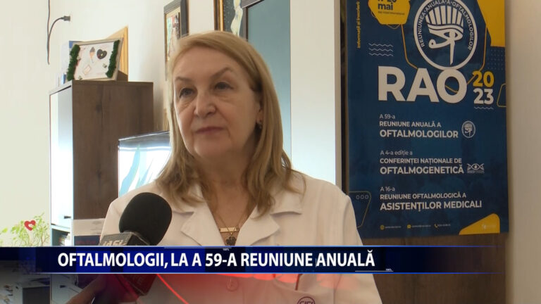 OFTALMOLOGII, LA A 59-A REUNIUNE ANUALA