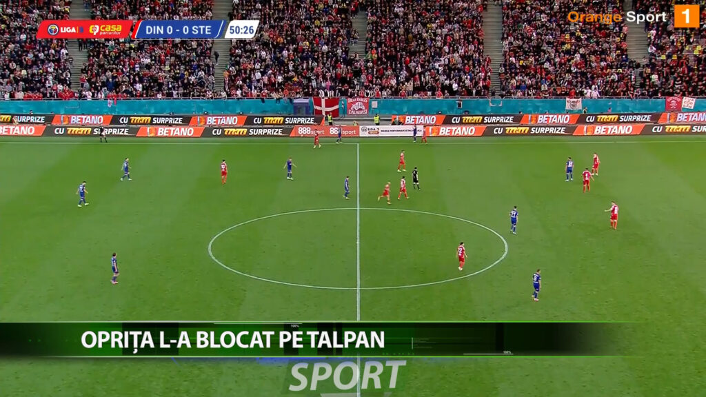 OPRITA L-A BLOCAT PE TALPAN