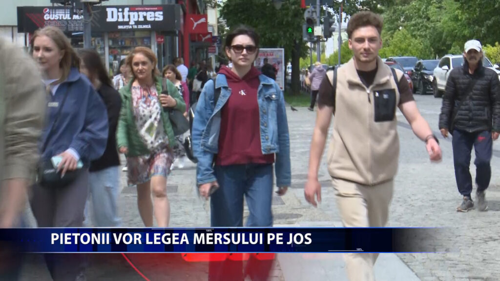 Pietonii vor Legea mersului pe jos