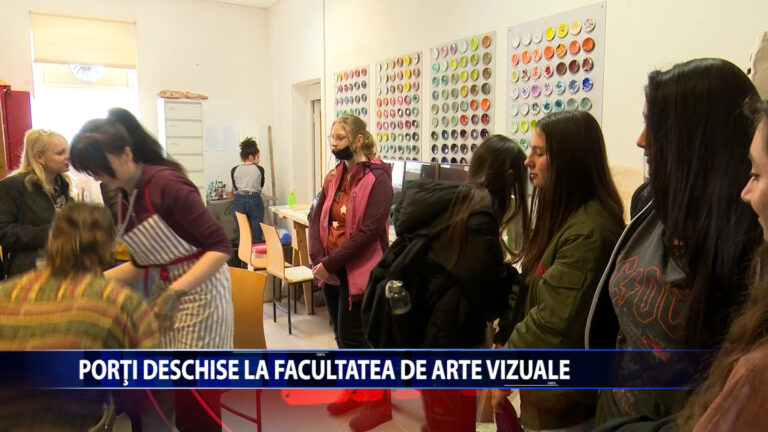 Porti deschise la Facultatea de Arte Vizuale