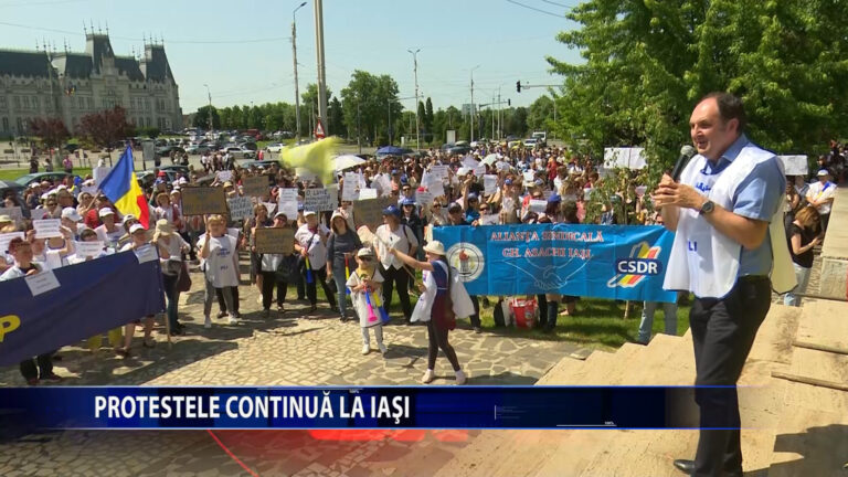 PROTESTELE CONTINUA LA IASI!