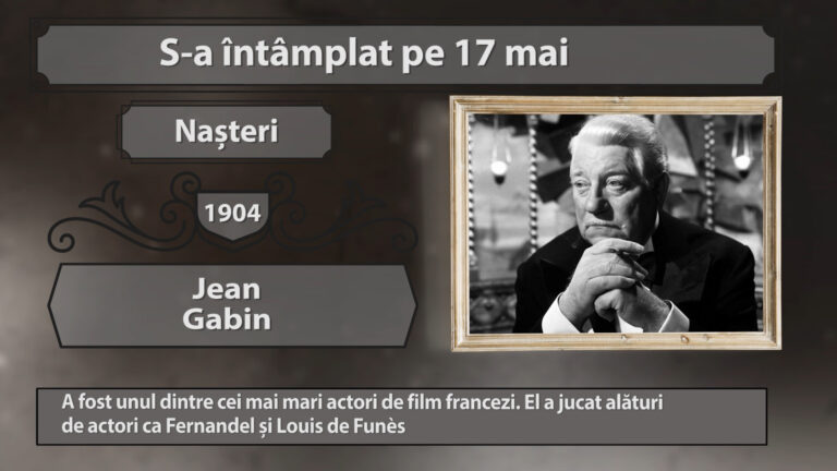 S-a intamplat pe …