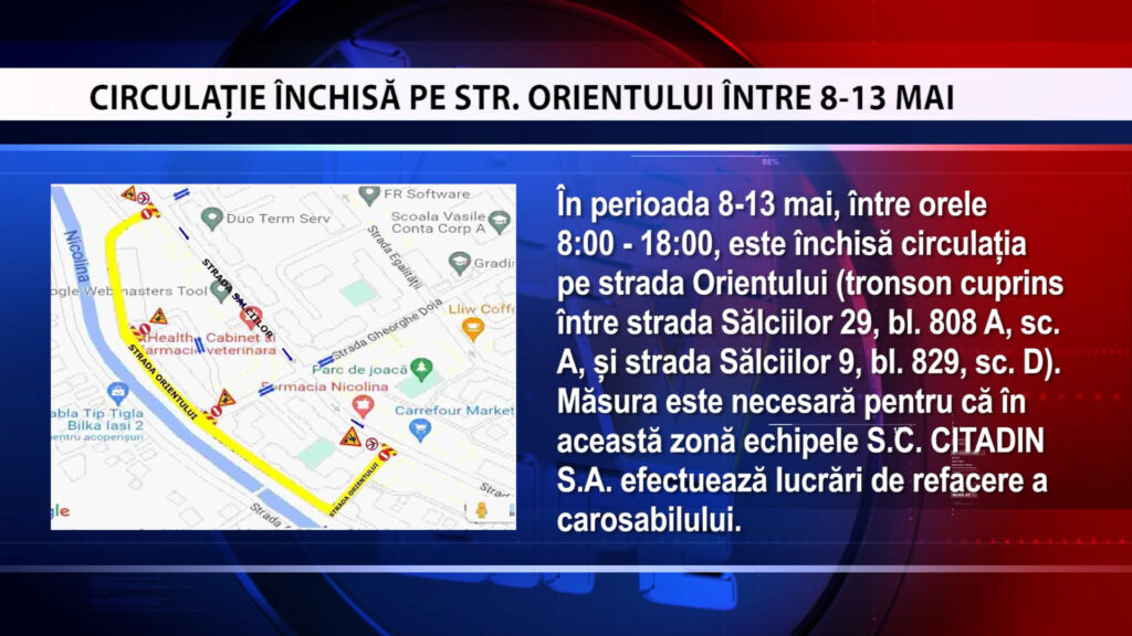 ANUNȚ CITADIN (ORIENTULUI)