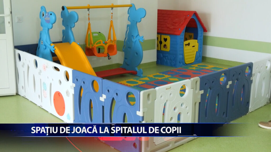 Spatiu de joaca, la Spitalul de Copii