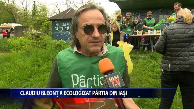 Claudiu Bleont a ecologizat partia din Iasi