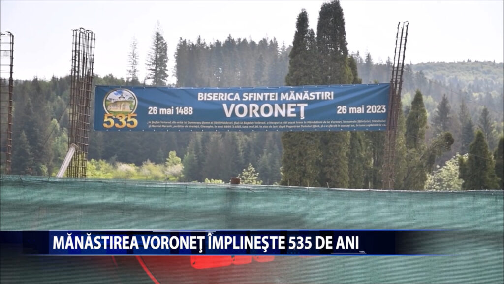 MANASTIREA VORONET IMPLINESTE 535 DE ANI