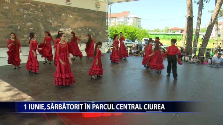 1 iunie, sarbatorita in Parcul central din Ciurea