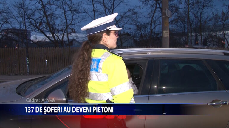 137 de soferi au devenit pietoni