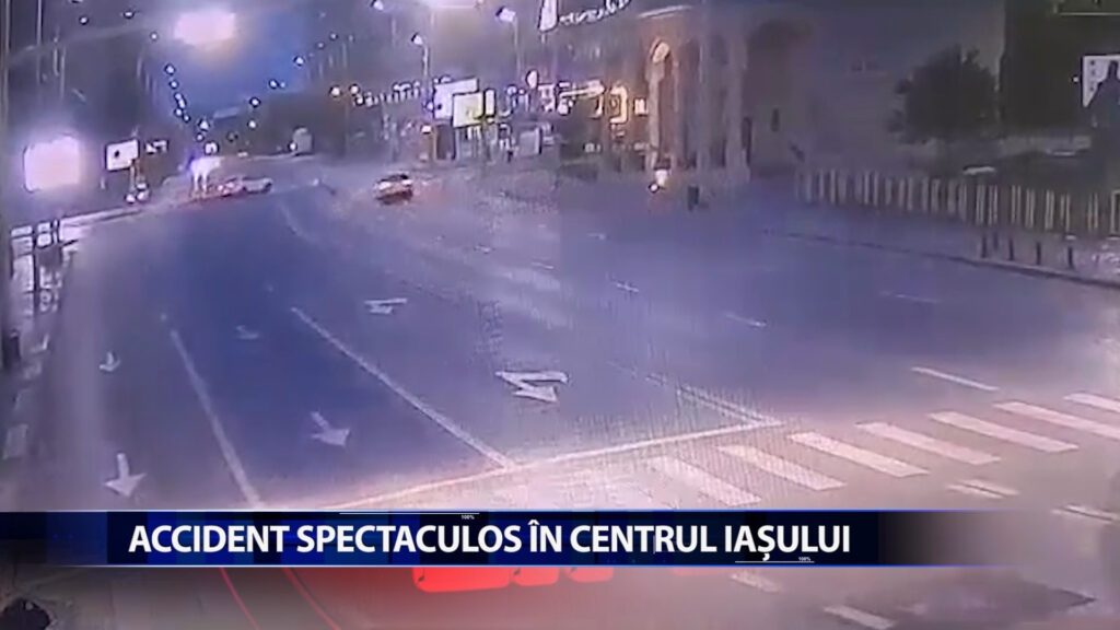 ACCIDENT SPECTACULOS IN CENTRUL IASULUI