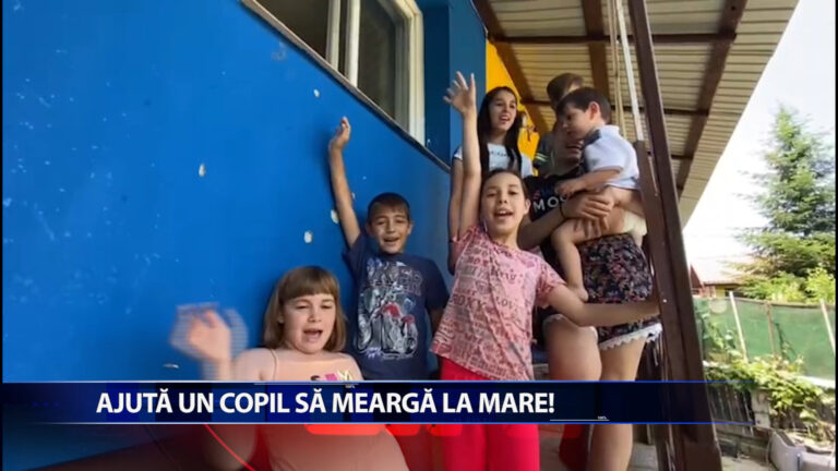 Ajuta un copil sa mearga la mare!