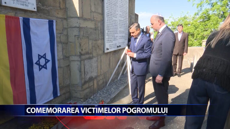 CEREMONIE DE COMEMORARE A VICTIMELOR POGROMULUI