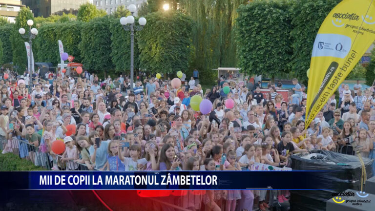 MII DE COPII LA MARATONUL ZAMBETELOR