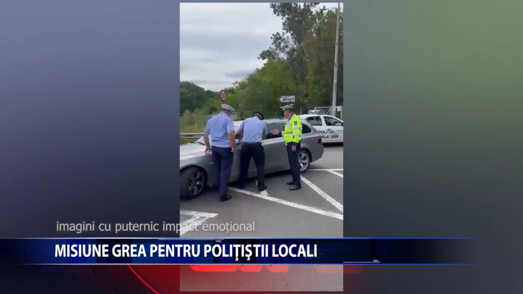 Misiune grea pentru politistii locali