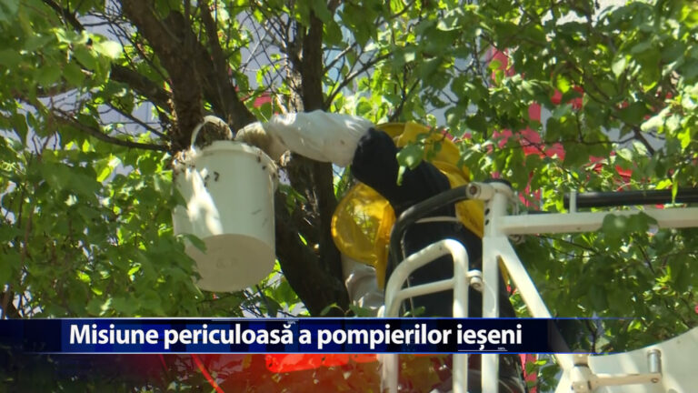 MISIUNE PERICULOASA A POMPIERILOR IESENI