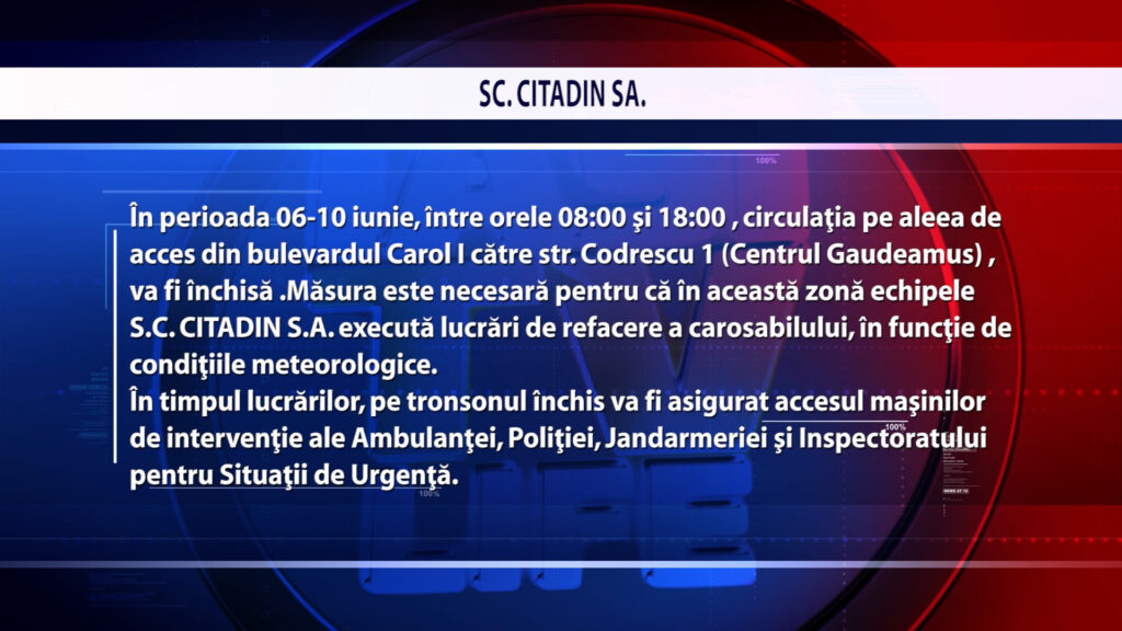 ANUNȚ CITADIN (CAROL)