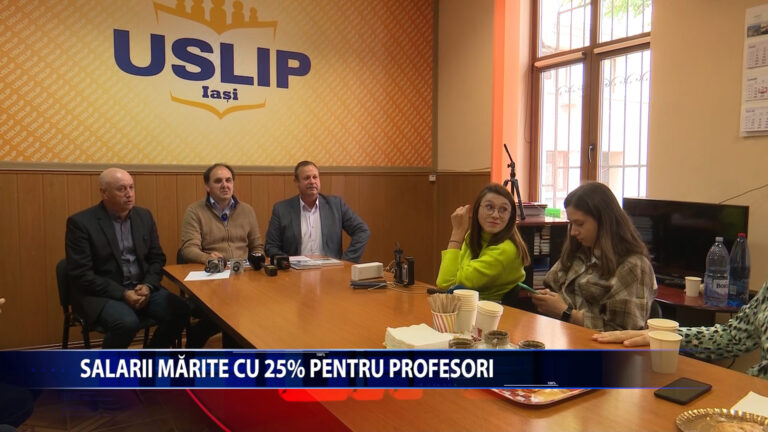 SALARII MARITE CU 25% PENTRU PROFESORI