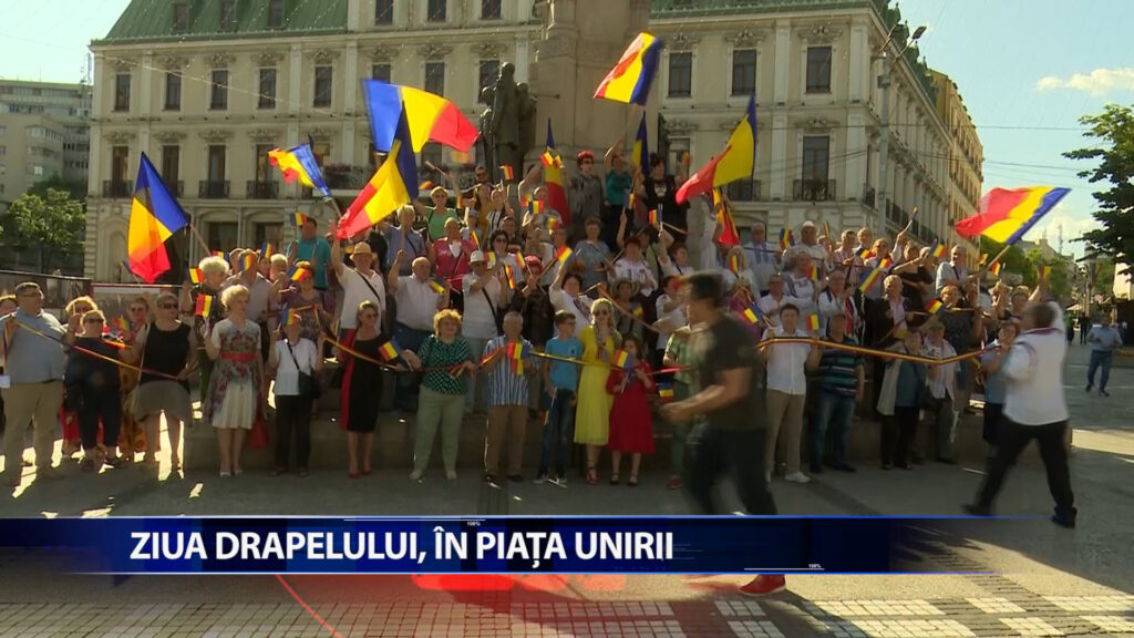 Ziua drapelului, in Piata Unirii