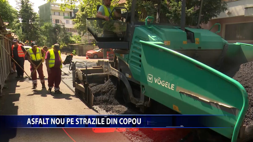 ASFALT NOU PE STRAZI DIN COPOU