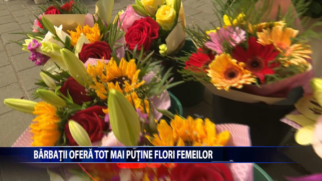 Barbatii ofera tot mai putine flori femeilor