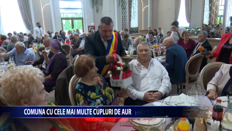 Comuna cu cele mai multe cupluri de aur