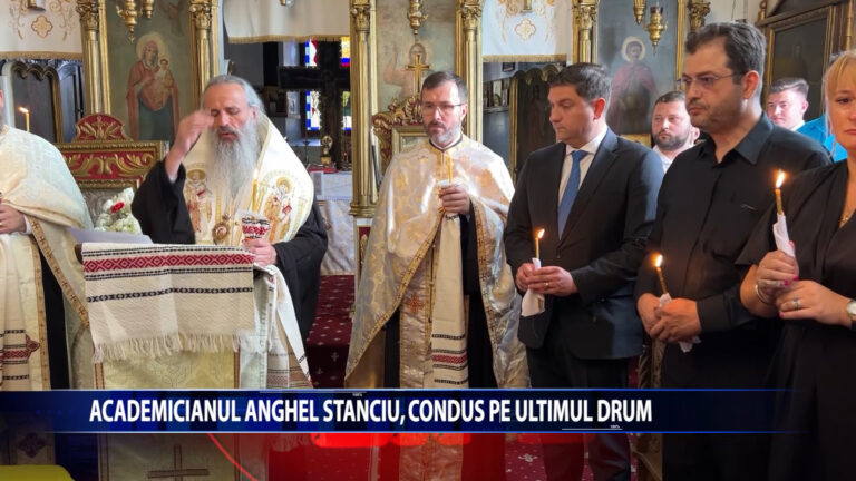 ACAD. ANGHEL STANCIU, CONDUS PE ULTIMUL DRUM