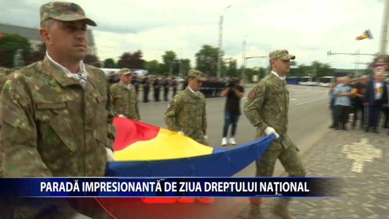 Parada impresionanta de Ziua Drapelului National