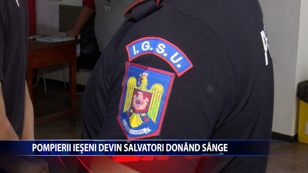 Pompierii ieseni devin salvatori donand sange