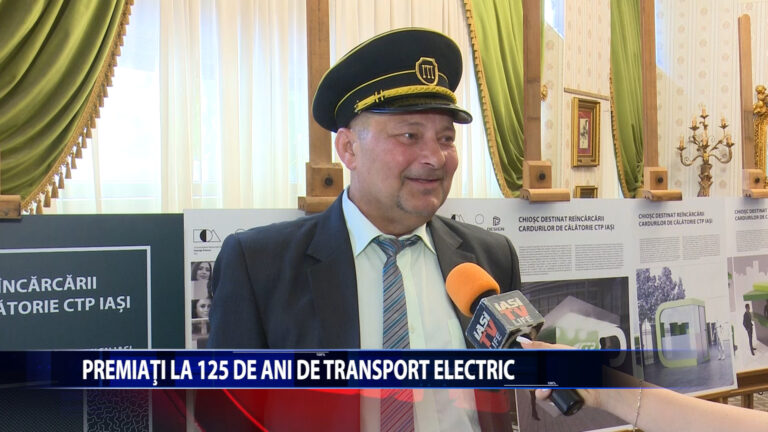 Premiati la 125 DE ANI DE TRANSPORT ELECTRIC